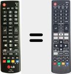 Mando a distancia universal Universal TV LG