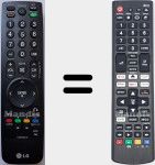 Mando a distancia universal Universal TV LG