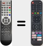 Universal remote control Universal TV Hisense