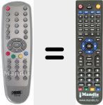 Replacement remote control for 703018T