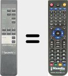 Replacement remote control for RM-S130 (146535811)