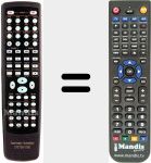 Replacement remote control for SYSTEM 1500 (AVR1500)