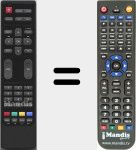 Replacement remote control for H5003880 (25.MAT0Q.001)
