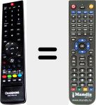 Replacement remote control for GCBLTV32A-C40