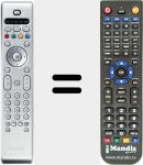 Replacement remote control for RC4339-01