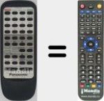 Replacement remote control for EUR644851