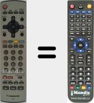 Replacement remote control for EUR7628010AR