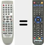 Replacement remote control for EUR7702290