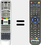Replacement remote control for 6710900011P