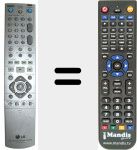 Replacement remote control for 6711R1P071A