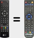Replacement remote control for MPMAN002