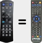 Replacement remote control for HC3000