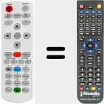 Replacement remote control for Optoma008