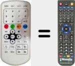 Replacement remote control for Moveon