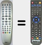 Replacement remote control for 242254900739