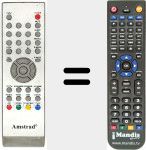 Replacement remote control for REMCON850