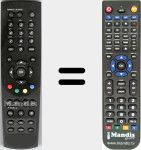 Replacement remote control for RM-108