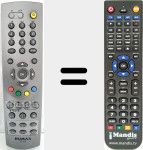 Mando a distancia sustituto de RT-515