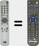 Comandament a distància substitut de RM 947 (147861422)