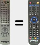 Replacement remote control for RMT-V 503 C (988506747)