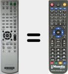 Comandament a distància substitut de RM-AAU002 (147914812)