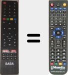 Replacement remote control for SA32S48N1