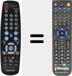 Replacement remote control for TM95 (BN5900705A)