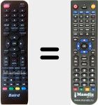 Replacement remote control for T14603BC