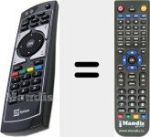 Replacement remote control for 21080118