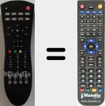 Replacement remote control for RC 1101 (30058733)