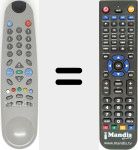 Replacement remote control for 12.5