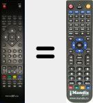 Mando a distancia sustituto de M410445