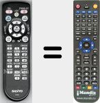Replacement remote control for CXWZ