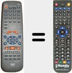 Replacement remote control for REMCON1129