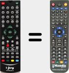 Replacement remote control for Morpheus
