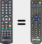 Replacement remote control for Multibox3
