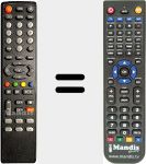 Mando a distancia sustituto de ST-HD527CI