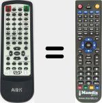 Replacement remote control for JX-2022