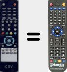 Replacement remote control for PremioST4WH