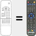Replacement remote control for PR106