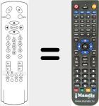 Replacement remote control for 20099336