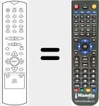 Replacement remote control for 30025307