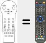 Replacement remote control for RC30D+
