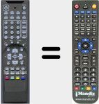 Replacement remote control for 600046