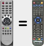 Replacement remote control for 955CR