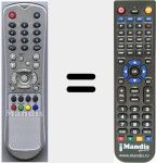 Replacement remote control for SL2005