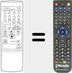 Replacement remote control for 108 005 000