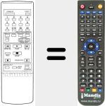 Replacement remote control for 28C 1797