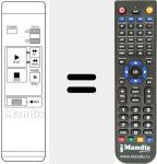 Replacement remote control for 143.9.4100.62382