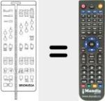 Replacement remote control for 660.01.0193